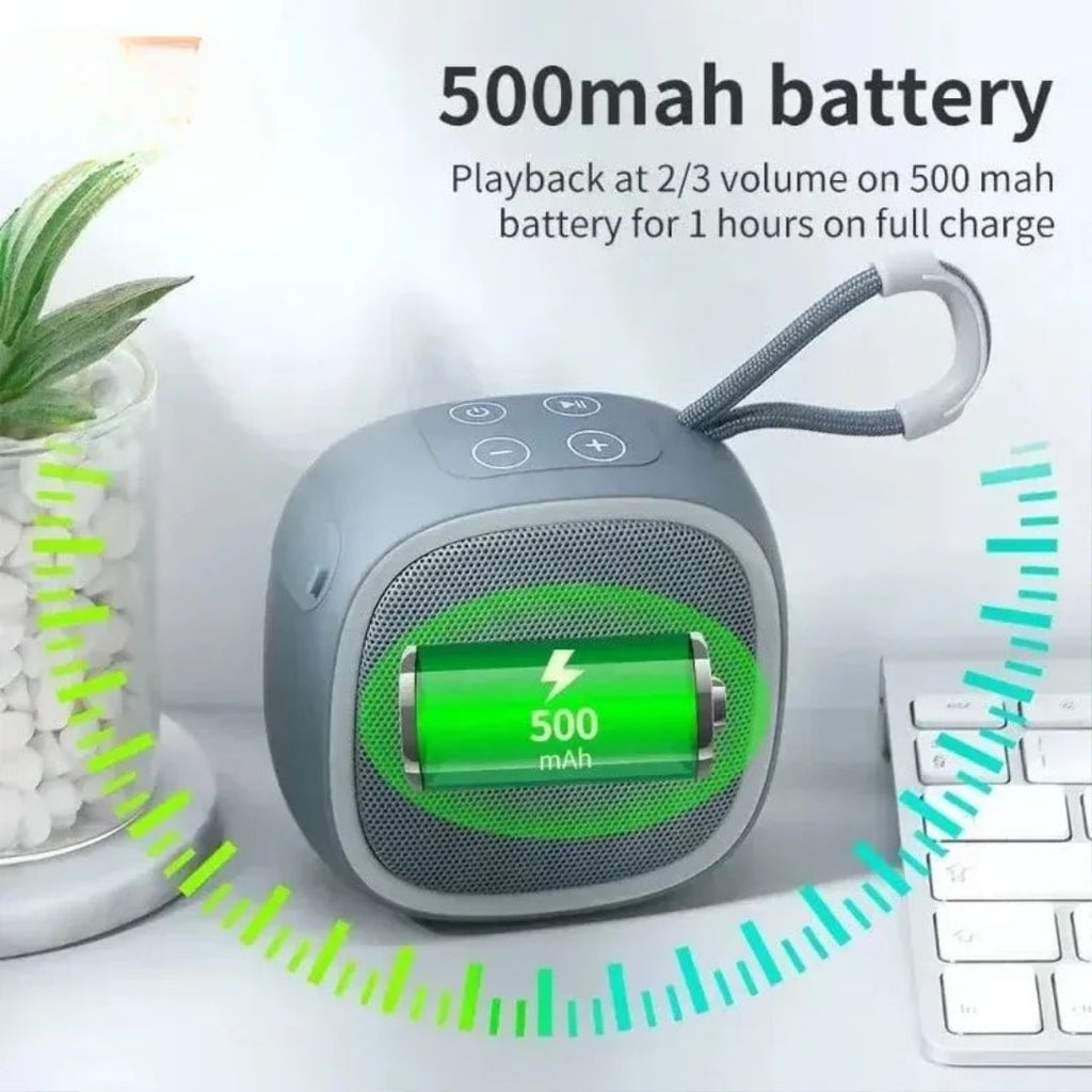 Nic's Electronics Mini Waterproof Bluetooth Speaker