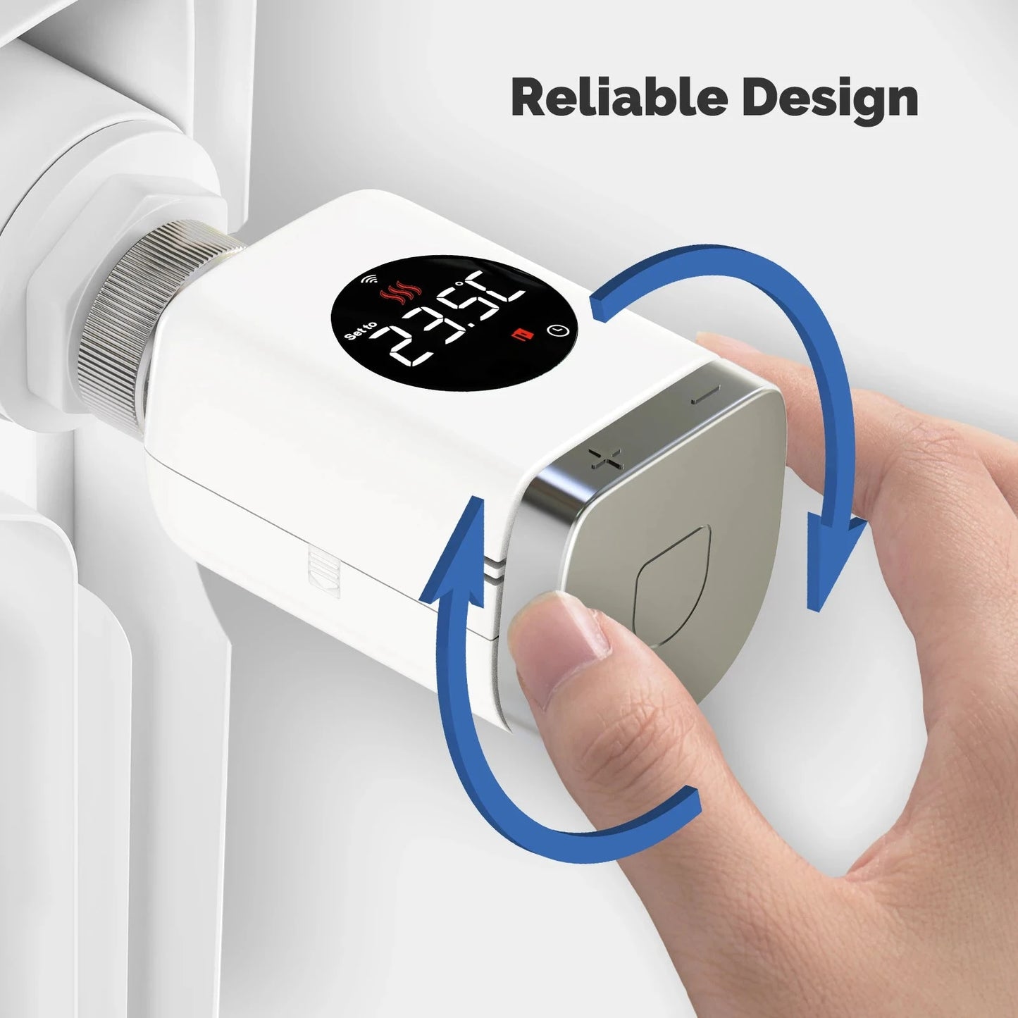 Nic's Electronics MOES Tuya Smart Wifi/ZigBee Thermostatic Radiator Valve TRV Programmable App Remote Temperature Controller with Alexa GoogleHome
