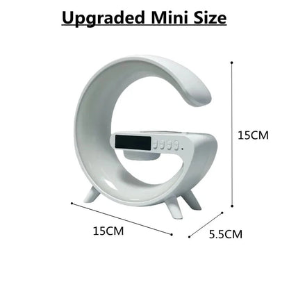 Nic's Electronics Multifunction Wireless Charger Pad Stand Speaker TF RGB Night Light 15W Fast Charging Station for iPhone Samsung Xiaomi Huawei