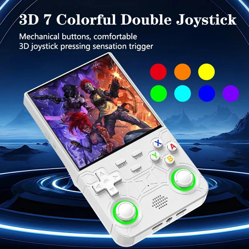 Nic's Electronics New R36 ultra retro handheld game console 4.0-inch open-source Linux system 128GB portable video player handheld game console