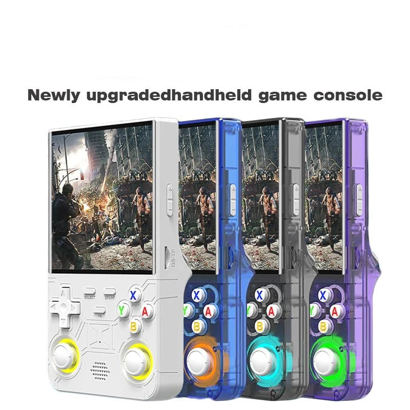 Nic's Electronics New R36 ultra retro handheld game console 4.0-inch open-source Linux system 128GB portable video player handheld game console