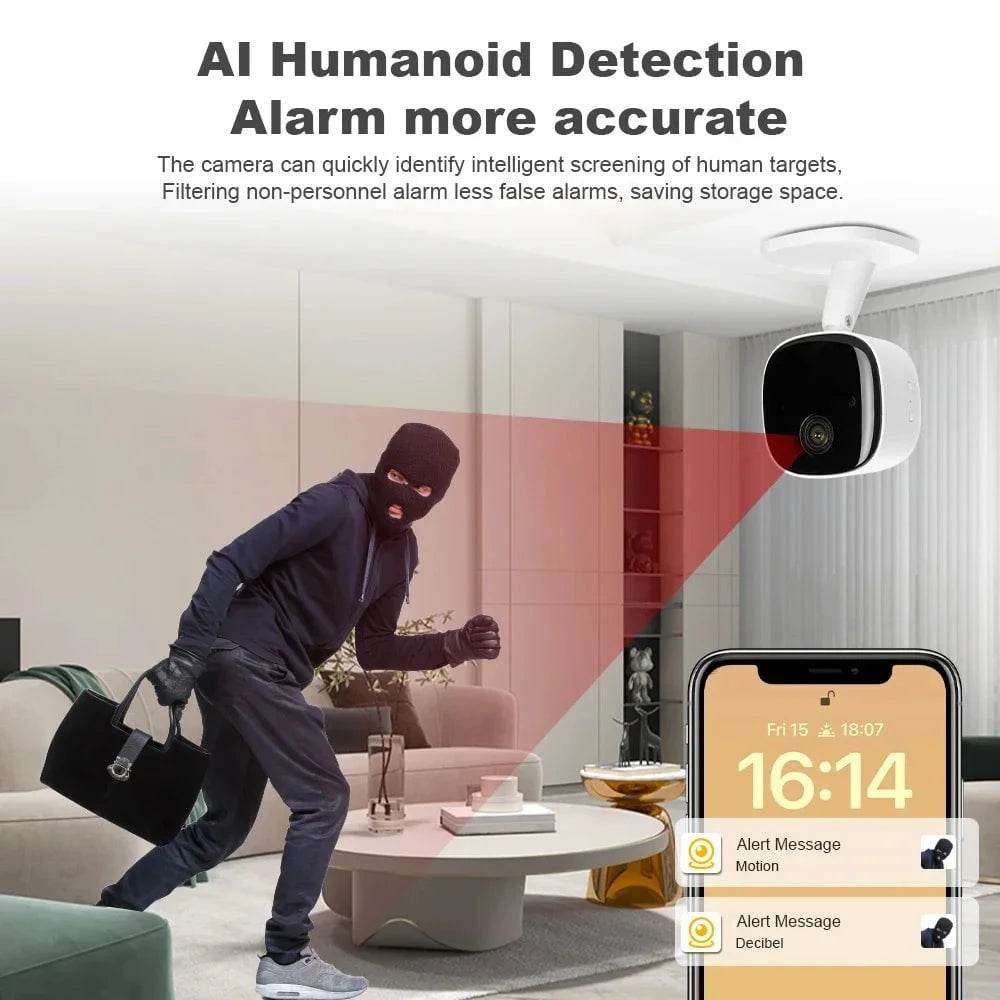 4K Wireless Security Camera with Full Color Night Vision - Nic's Electronics