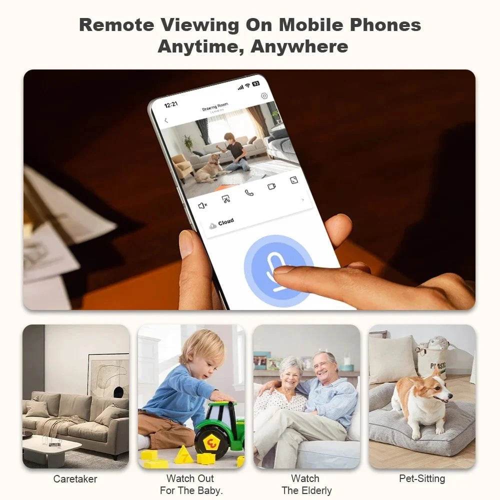 4K Wireless Security Camera with Full Color Night Vision - Nic's Electronics