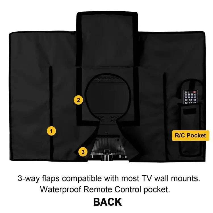 Heavy-Duty Waterproof Outdoor TV Cover – Dustproof TV Protector - Nic's Electronics