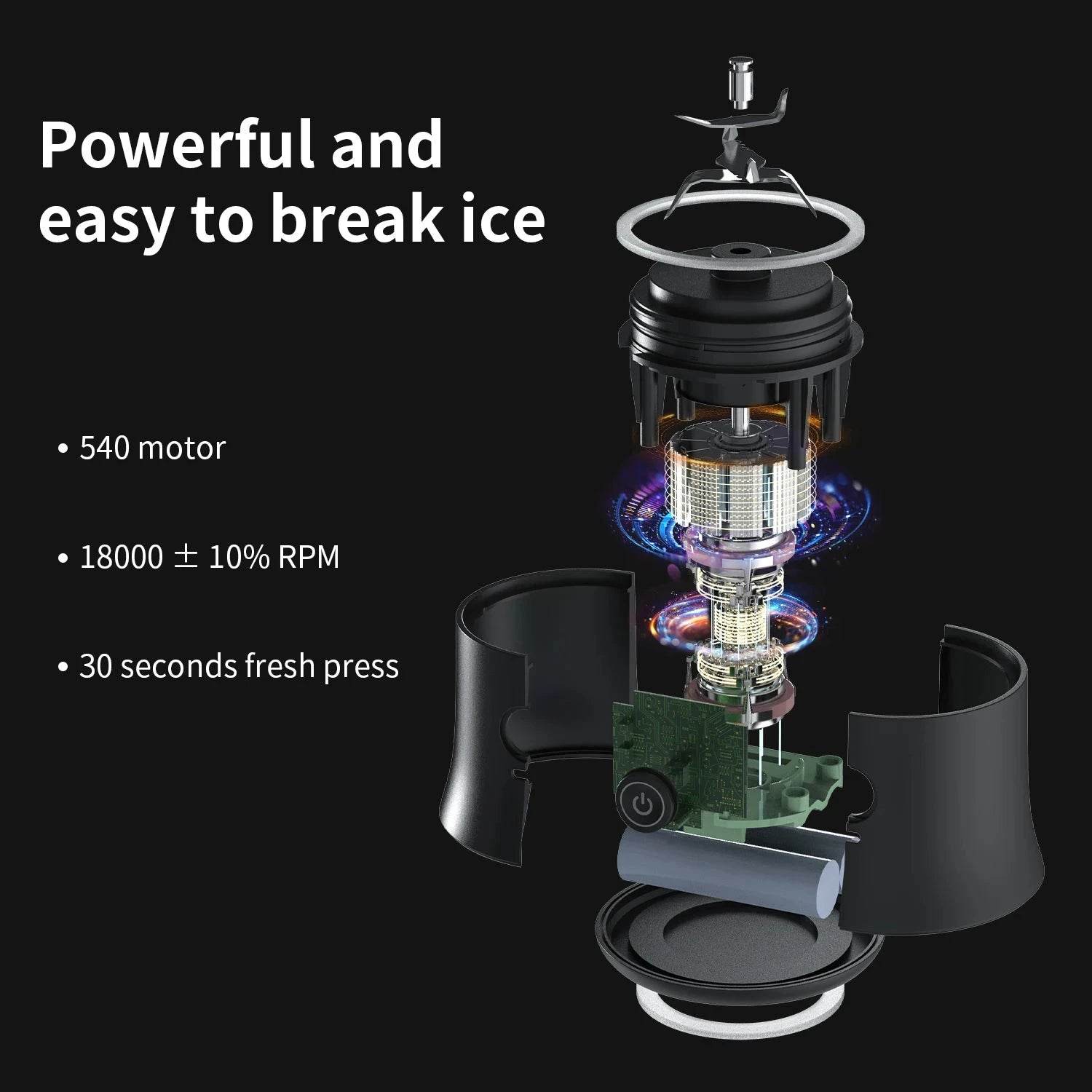 18oz Cordless Personal Blender for Shakes & Smoothies - Nic's Electronics