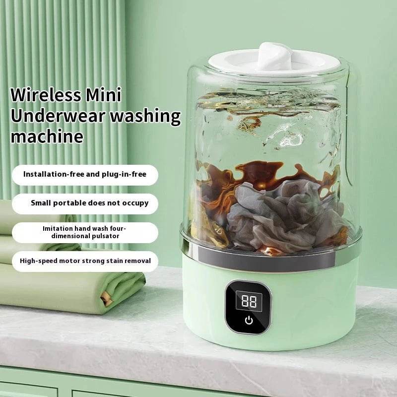 Portable Mini Washing Machine for Apartment & Travel - Nic's Electronics