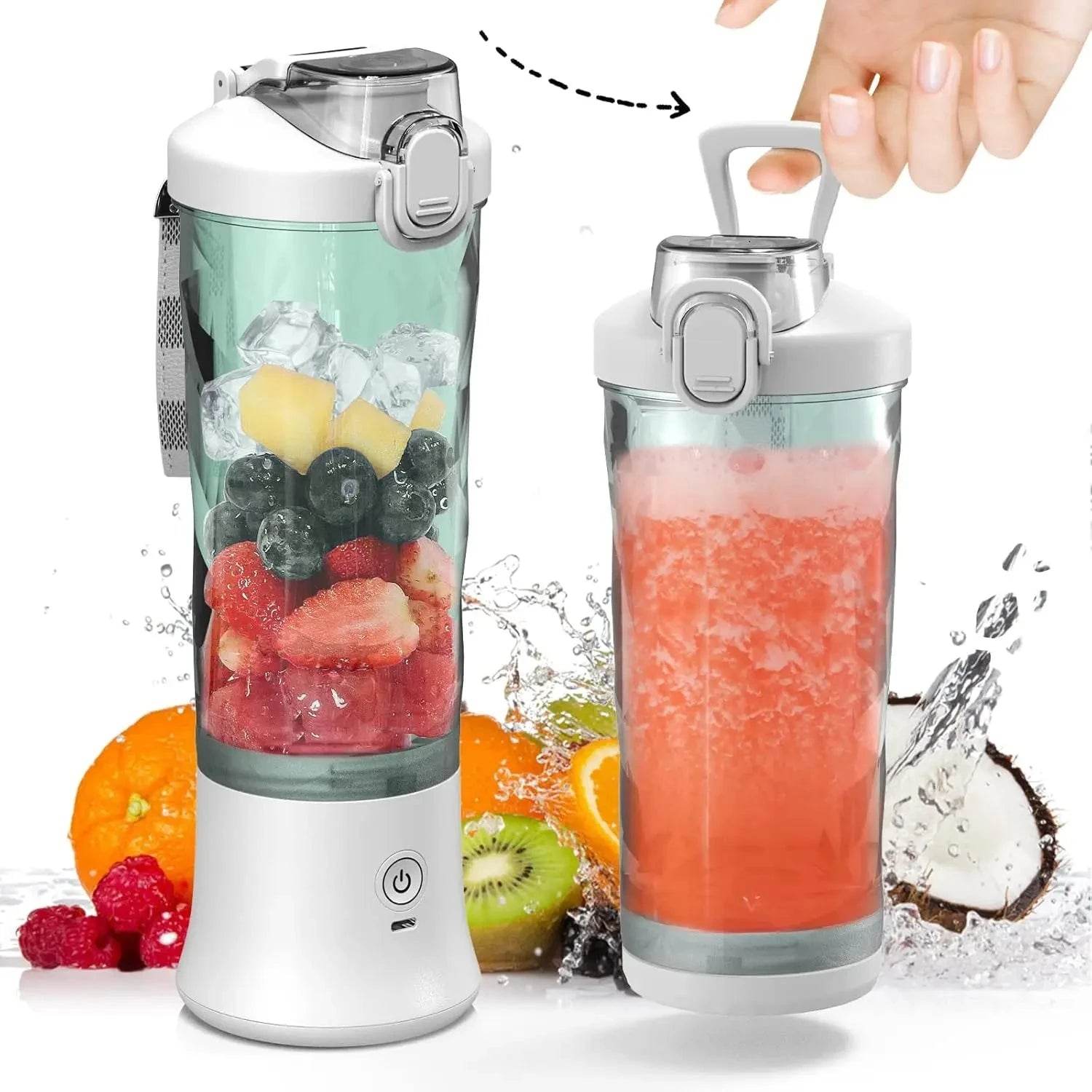 20oz Portable Personal Blender with USB-C Charging - Nic's Electronics