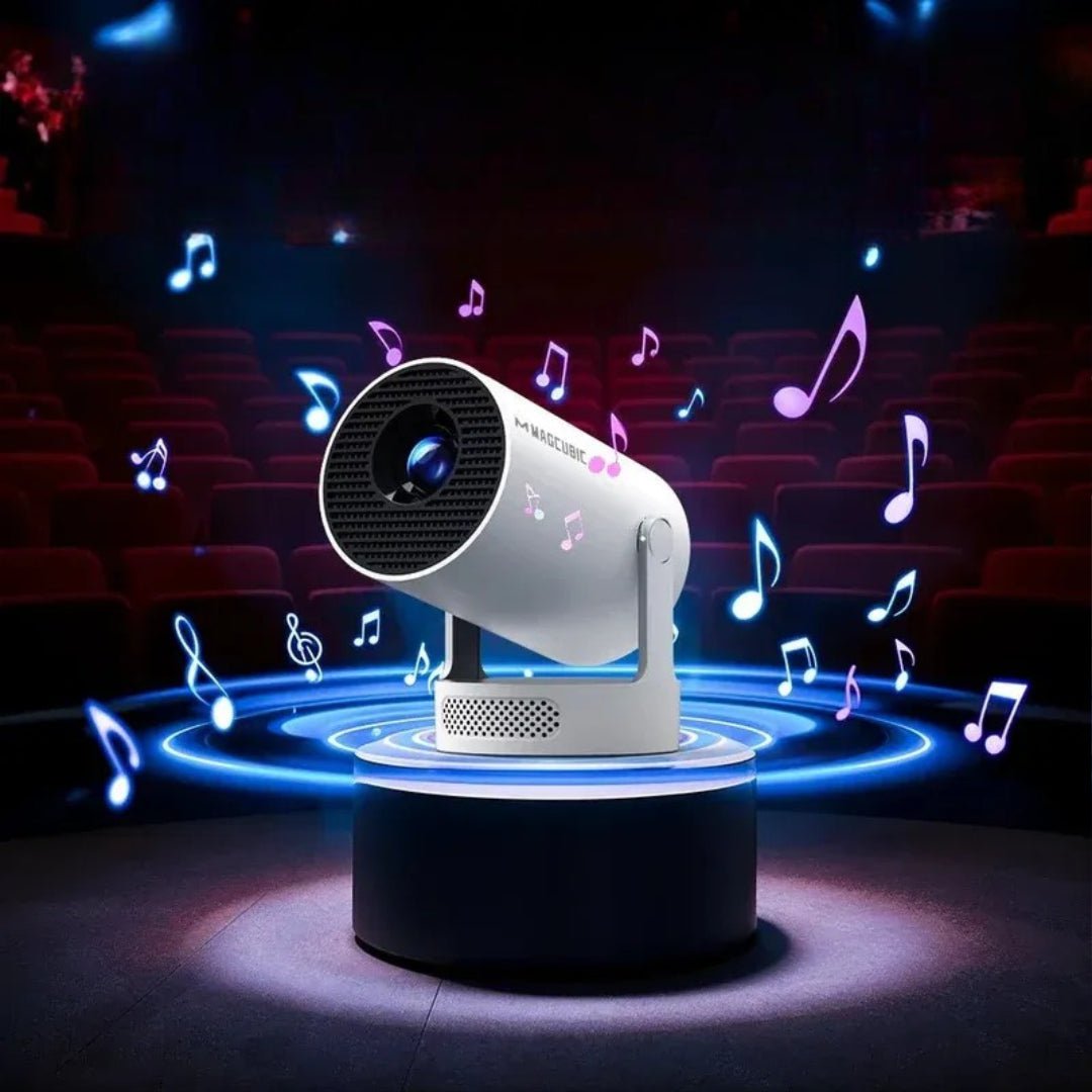 Nic's Electronics Pro 4K Android 11 Portable WiFi Outdoor Projector