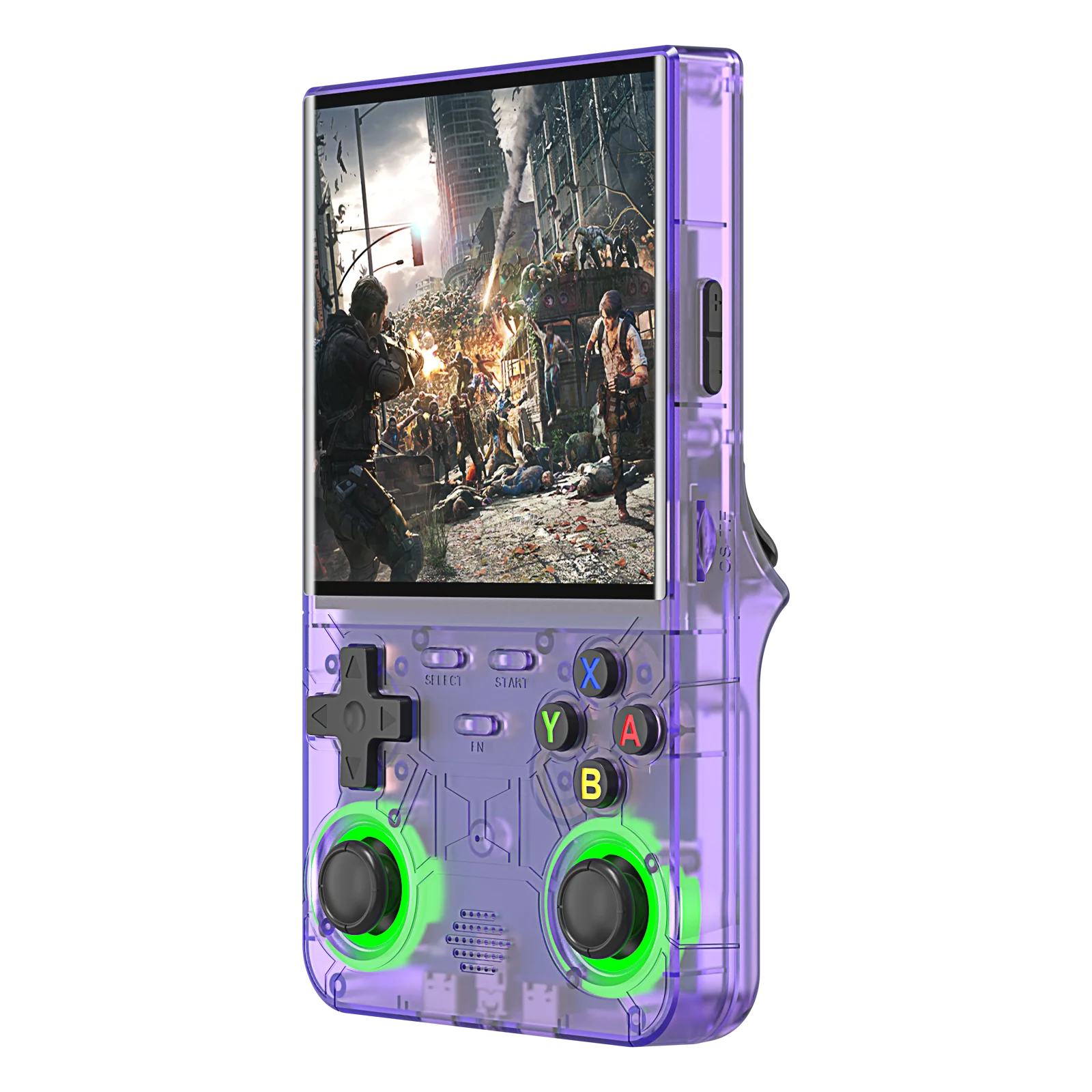 Nic's Electronics Purple-64GB / CHINA New R36 ultra retro handheld game console 4.0-inch open-source Linux system 128GB portable video player handheld game console