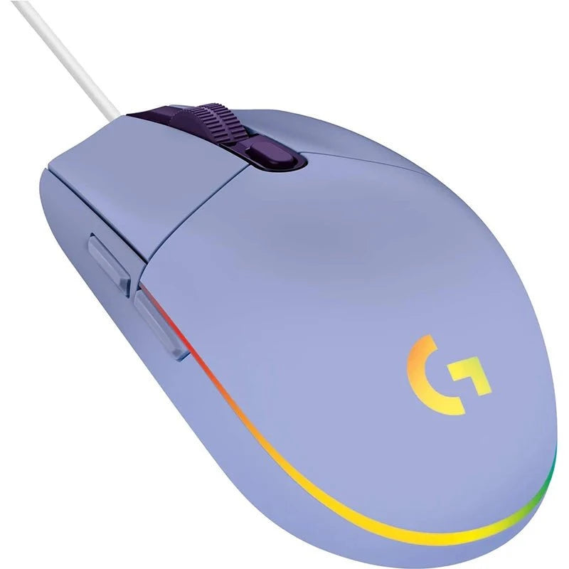Nic's Electronics purple Logitech G102 Gaming Mouse - Lightsync RGB, High Precision Sensor, 6 Programmable Buttons, 85g Lightweight Design,