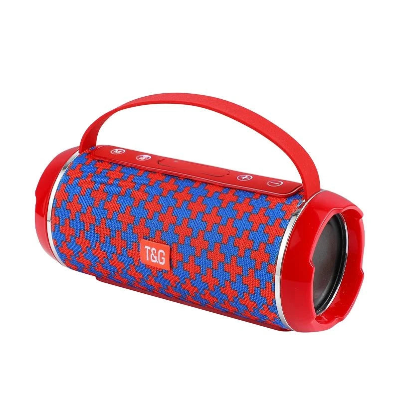 Nic's Electronics Red Cross T&G TG116C Bluetooth Speakers Wireless Powerful Portable Speakers Box Outdoor Speaker Subwoofer Music Center Boom Box With Radio