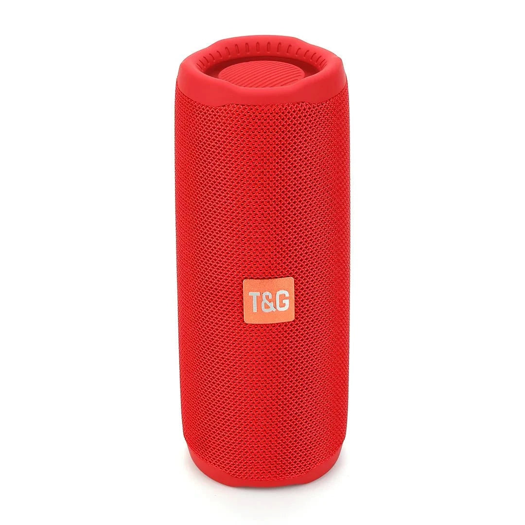 Nic's Electronics red Portable Wireless Subwoofer Radio FM Caixa De Som Bluetooth Speaker 10W Powerful Waterproof High Power Sound Box Music PC Woofer