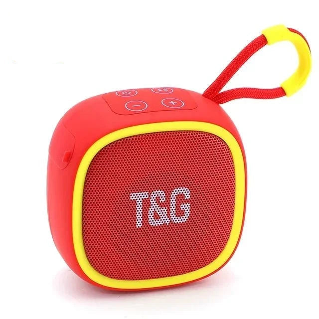 Nic's Electronics Red T&G TG659 Mini Wireless Powerful Waterproof Bluetooth Speaker TWS Bluetooth 5.3 Sound Box HIFI Loudspeaker Support TF Card Radio