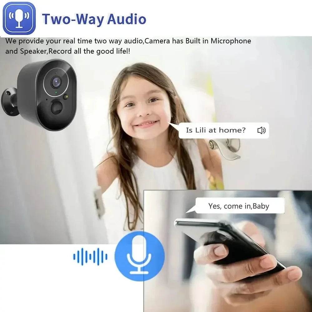 5MP Wireless Outdoor Security Camera with Tuya App - Nic's Electronics