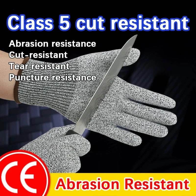 Nic's Electronics Security Protection Anti-Cut Gloves, Cut proof, stab resistant, stainless steel wire, metal mesh, butcher  work