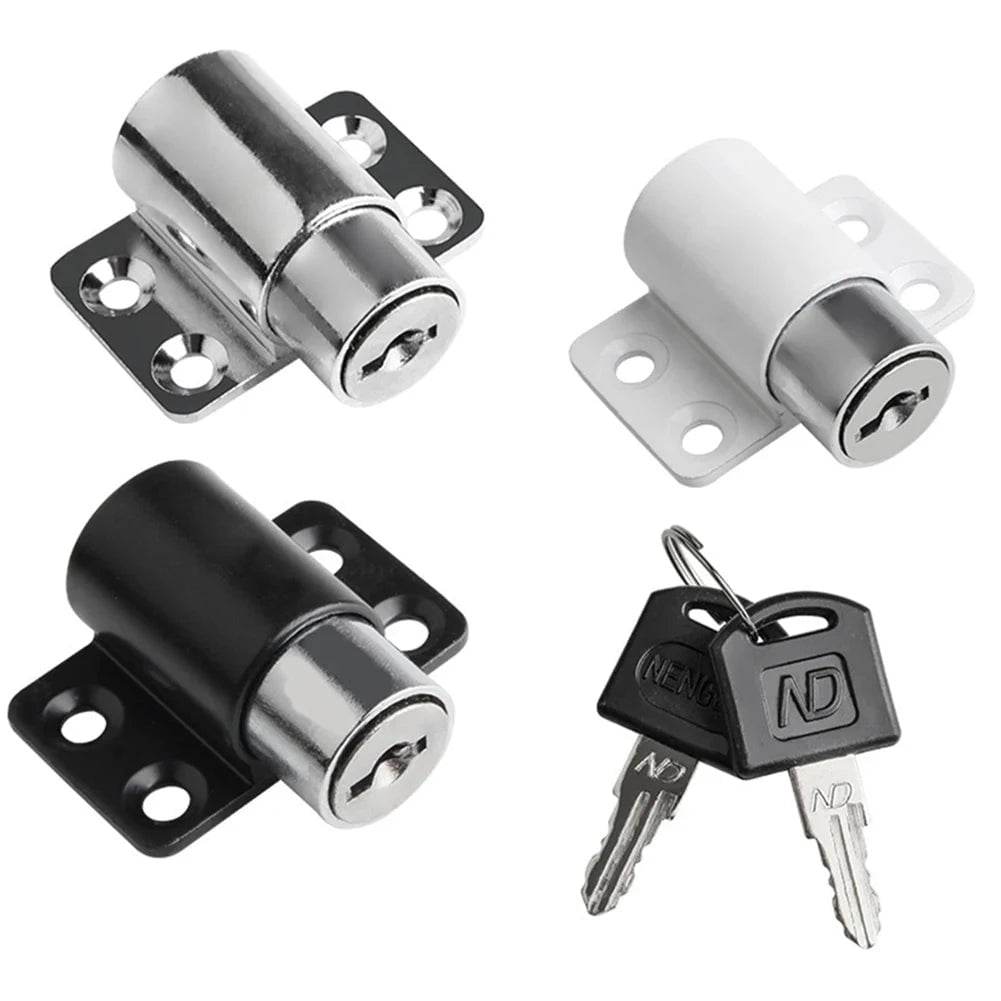 Childproof Sliding Door Locks with Keys - Nic's Electronics