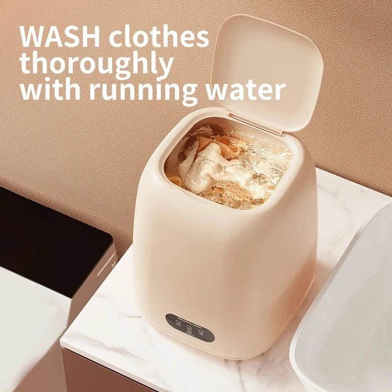 Mini Portable Washing Machine with Spin Dryer - Nic's Electronics