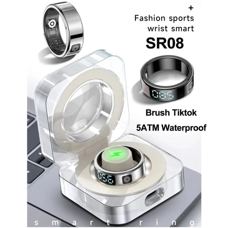 Nic's Electronics Smart Fitness Ring with Heart Rate