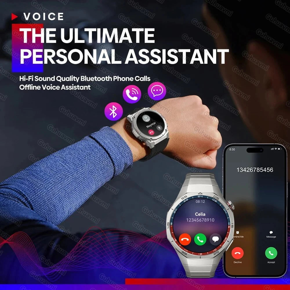 Nic's Electronics Smart Watch 5 Pro with AMOLED Display