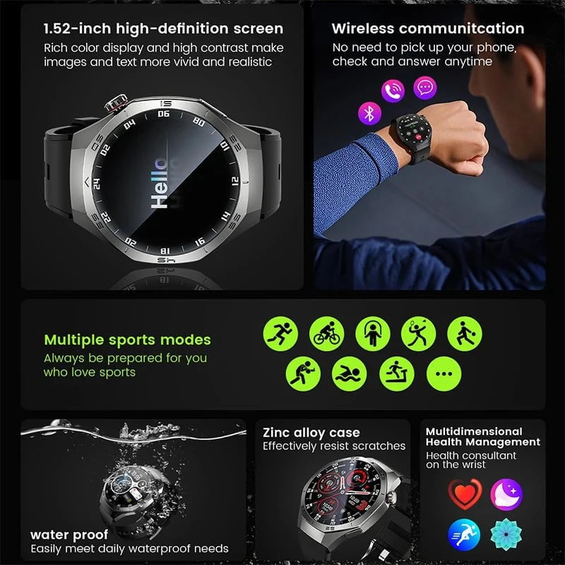 Nic's Electronics Smart Watch 5 Pro with AMOLED Display
