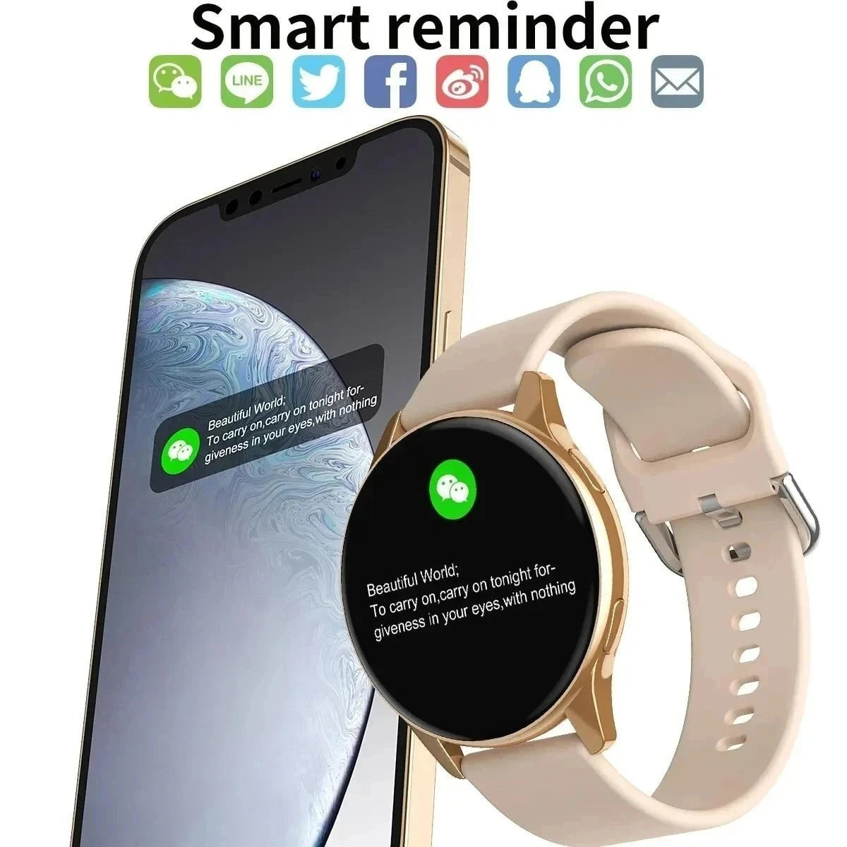 Nic's Electronics Smartwatch with Wireless Charging