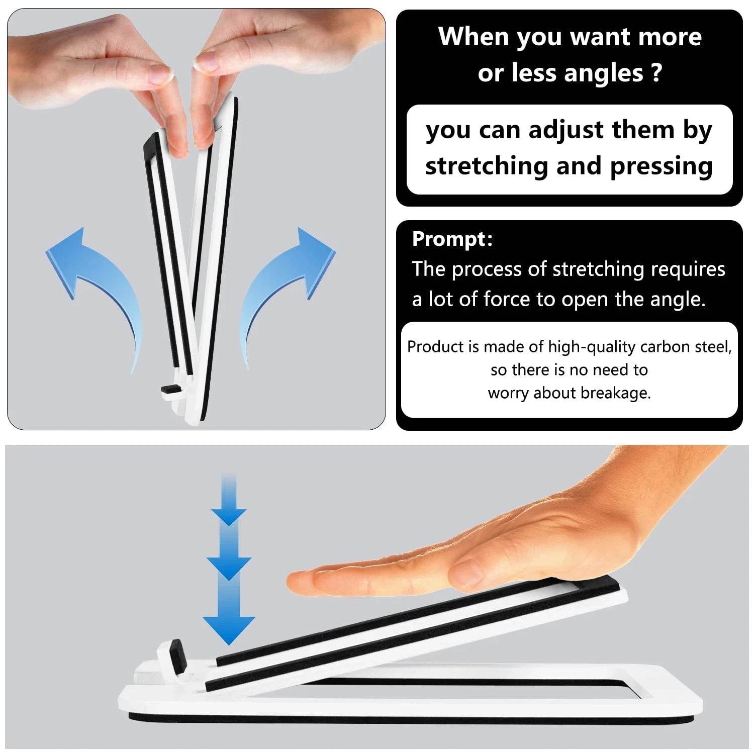 Carbon Steel Speaker Base Stand with Shock Absorption - Nic's Electronics