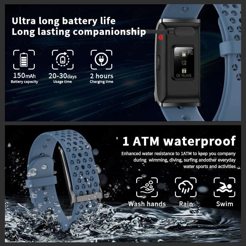 Nic's Electronics Sport Fitness Tracker Bracelet with Heart Rate