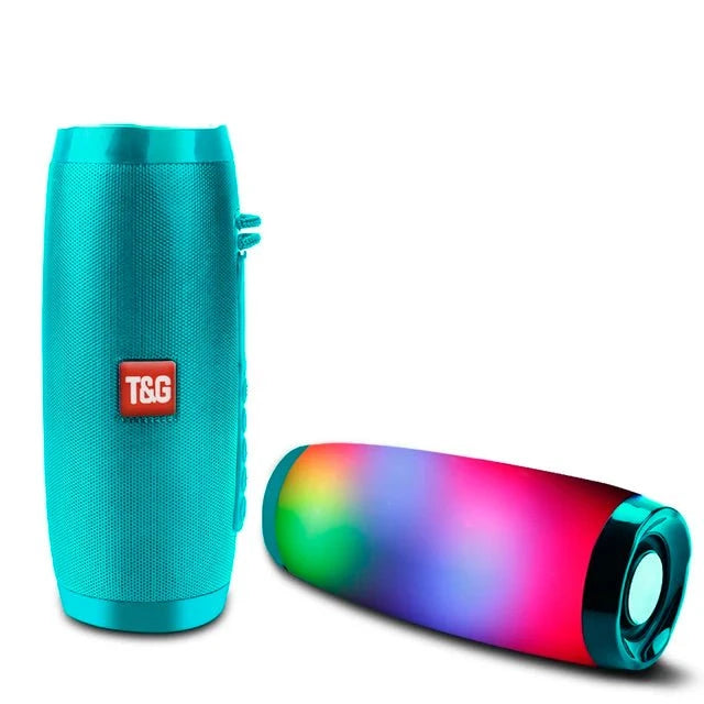 Nic's Electronics Style B Green Portable Wireless Subwoofer Radio FM Caixa De Som Bluetooth Speaker 10W Powerful Waterproof High Power Sound Box Music PC Woofer