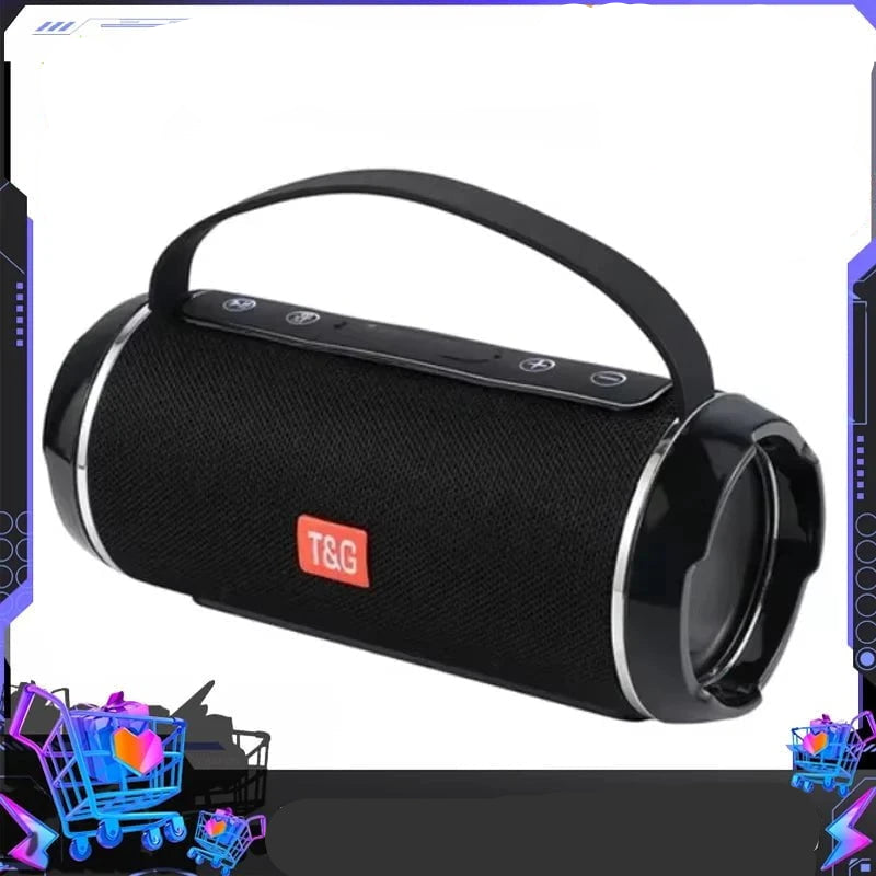 Nic's Electronics T&G TG116C Bluetooth Speakers Wireless Powerful Portable Speakers Box Outdoor Speaker Subwoofer Music Center Boom Box With Radio
