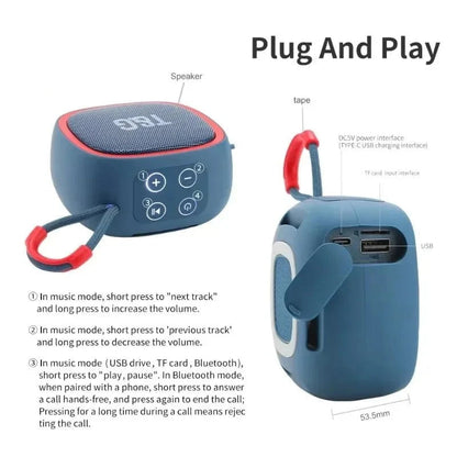 Nic's Electronics T&G TG659 Mini Wireless Powerful Waterproof Bluetooth Speaker TWS Bluetooth 5.3 Sound Box HIFI Loudspeaker Support TF Card Radio