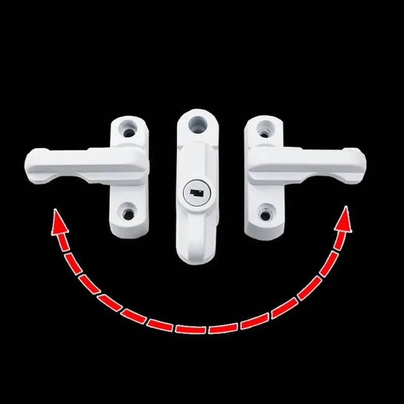 T-Lock UPVC Window Lock with Key | Anti-Theft Security - Nic's Electronics