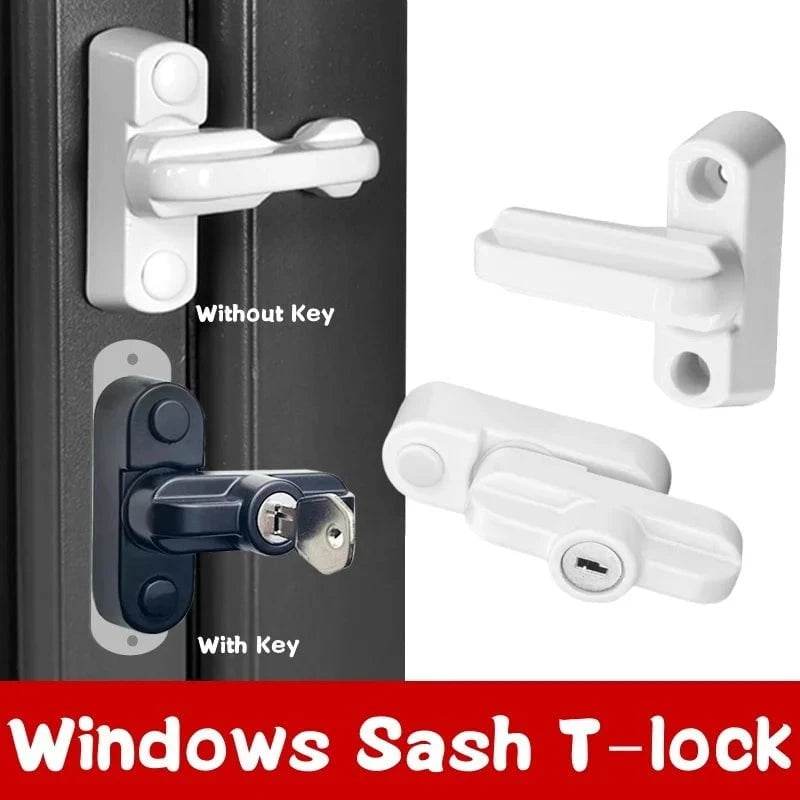 T-Lock UPVC Window Lock with Key | Anti-Theft Security - Nic's Electronics