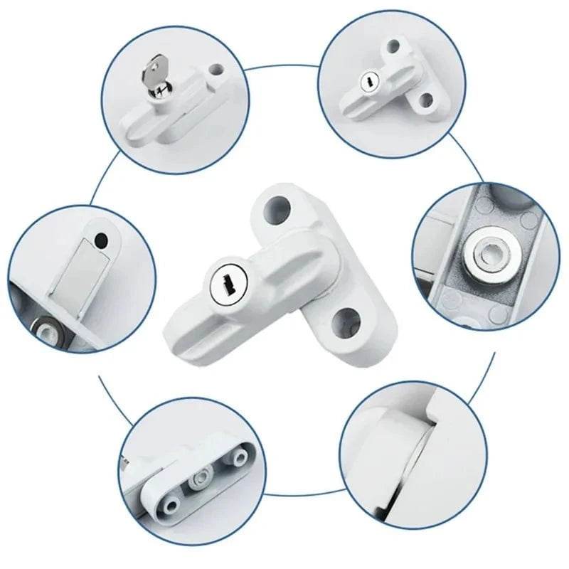 T-Lock UPVC Window Lock with Key | Anti-Theft Security - Nic's Electronics