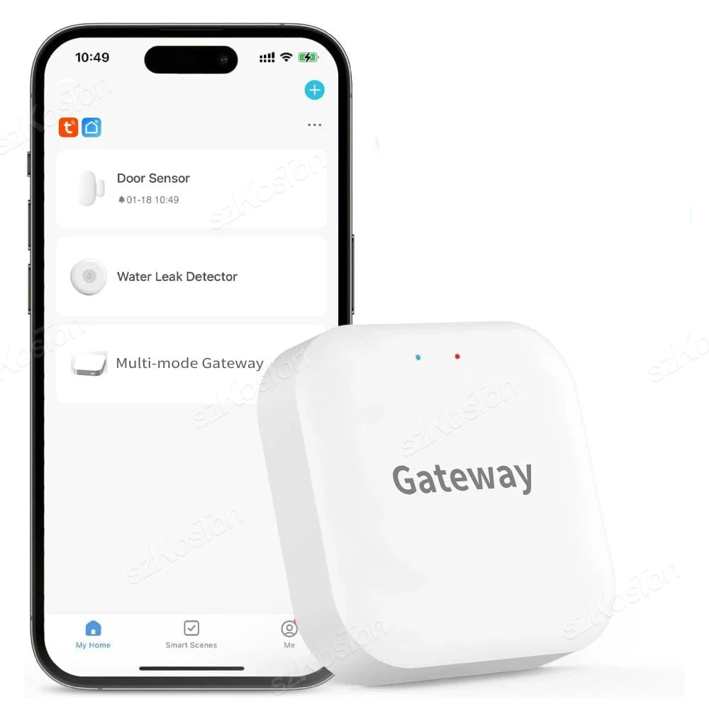 Nic's Electronics Tuya Smart Life Multi-mode Gateway Smart Home Automation Hub ZigBee WiFi Bridge Bluetooth Mesh Voice Control for Alexa Google
