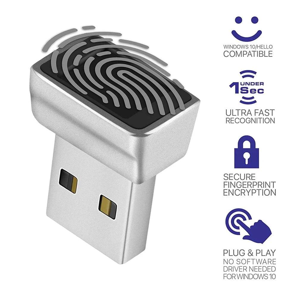 USB/Type-C Biometric Fingerprint Scanner for PC - Nic's Electronics