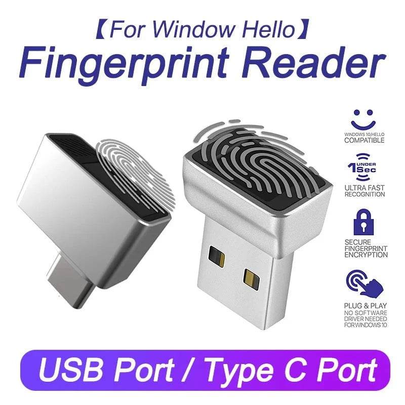 USB/Type-C Biometric Fingerprint Scanner for PC - Nic's Electronics