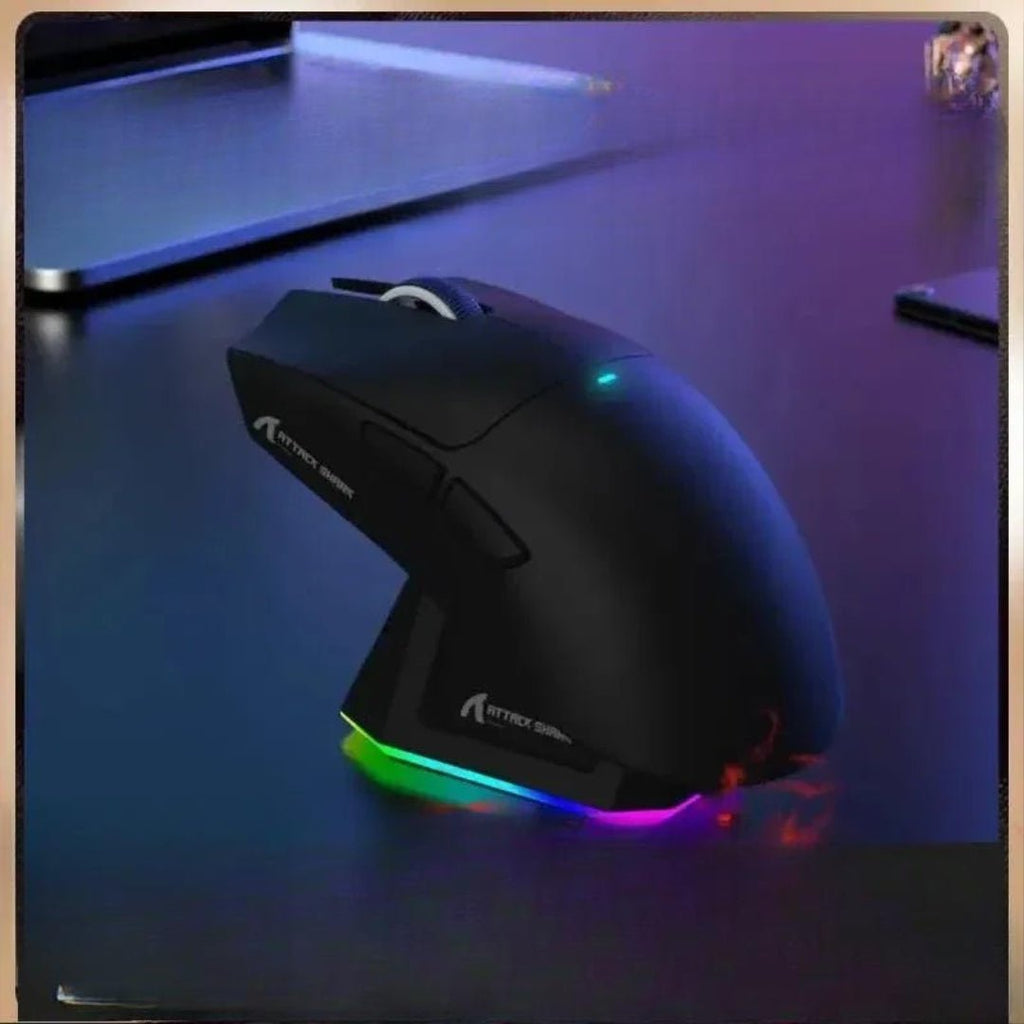 Nic's Electronics Ultra-Light Gaming Mouse with Triple Mode