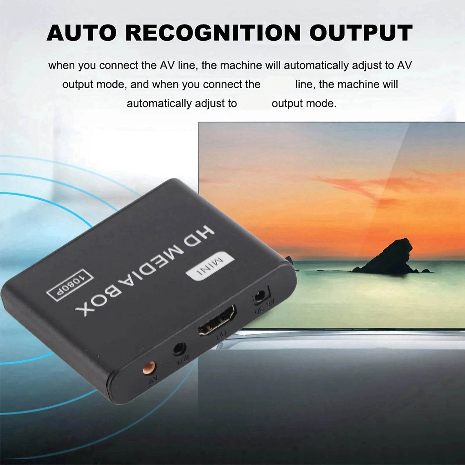 1080P Full HD Mini Media Player Box - Nic's Electronics