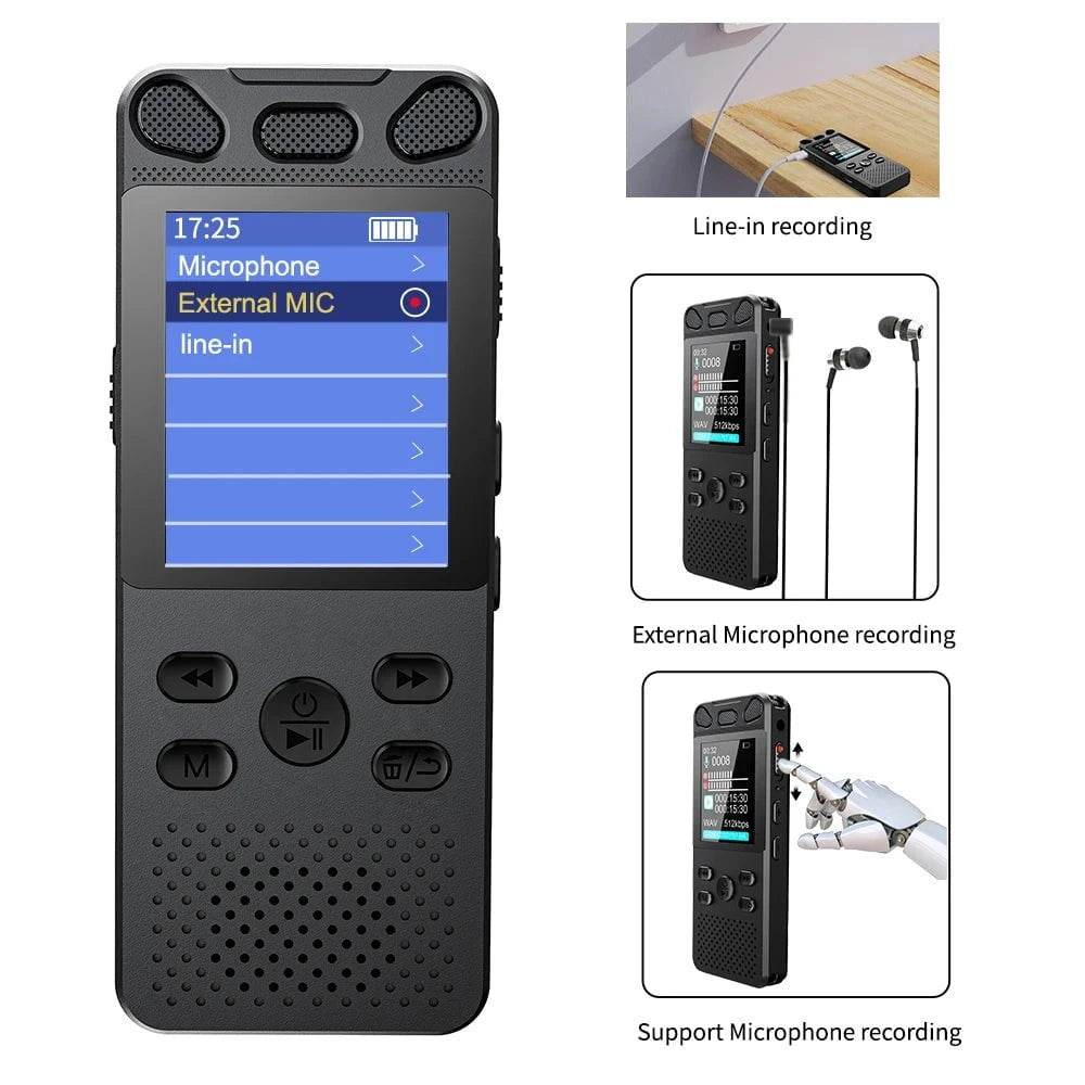WAV Voice-Activated Dictaphone & MP3 Player - Nic's Electronics
