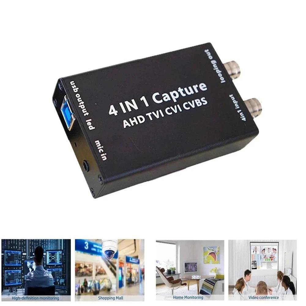 4-in-1 AHD/CVBS/CVI/TVI to USB 3.0 UVC Capture Card - Nic's Electronics