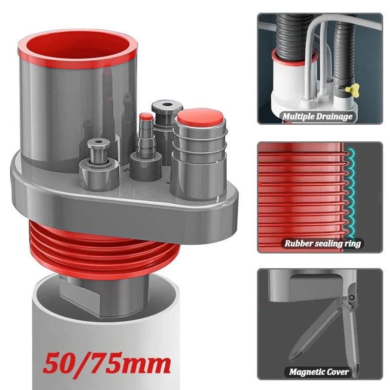 Sealing Drain Pipe Adapter for Washing Machine & Dishwasher - Nic's Electronics