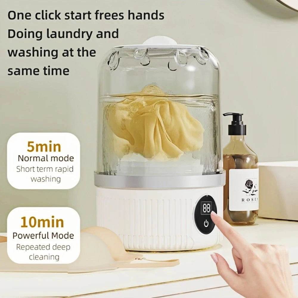 Wireless Mini Washing Cup for Underwear & Socks - Nic's Electronics