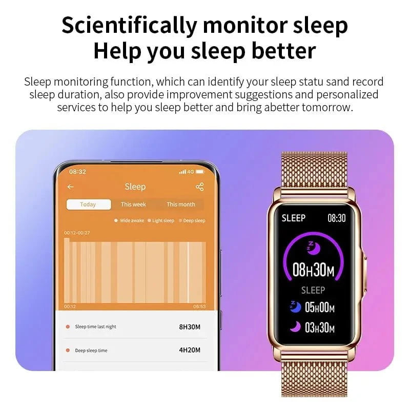 Nic's Electronics Waterproof Smart Bracelet Watch with Heart Rate