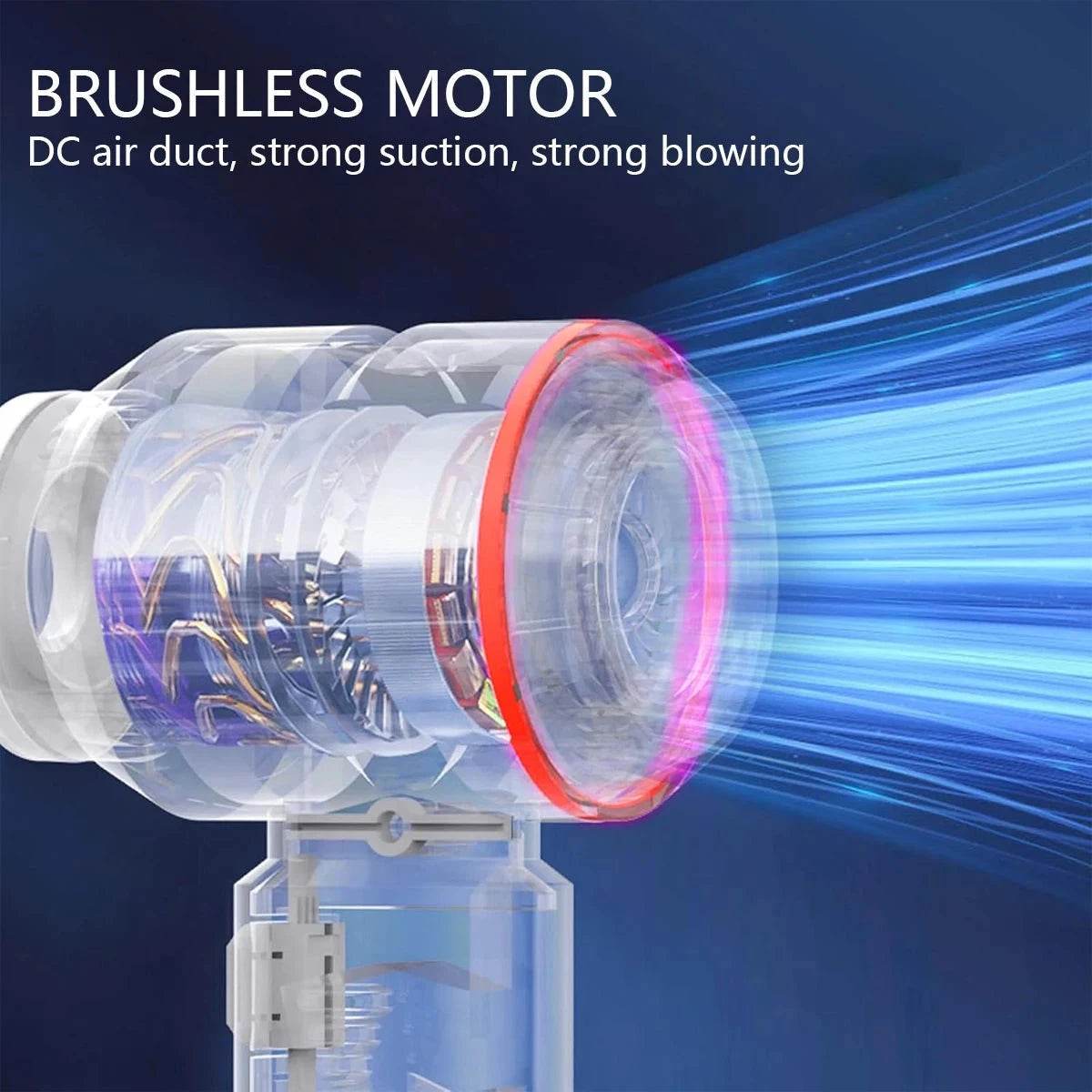 Portable Car Vacuum with High Suction & Blower - Nic's Electronics