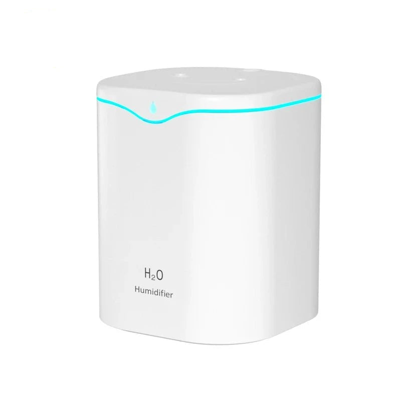 Nic's Electronics White Double Spray Xiaomi USB Air Humidifier Double Spray Port Essential Oil Aromatherapy Humificador Cool Mist Maker Fogger Purify For Car Home