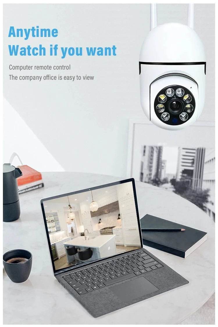 360° Rotating Wireless Security Camera for Indoor/Outdoor Use - Nic's Electronics
