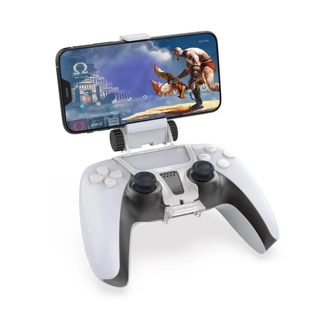 PS5 DualSense Controller Mobile Phone Clip – Adjustable Grip Mount Stand - Nic's Electronics