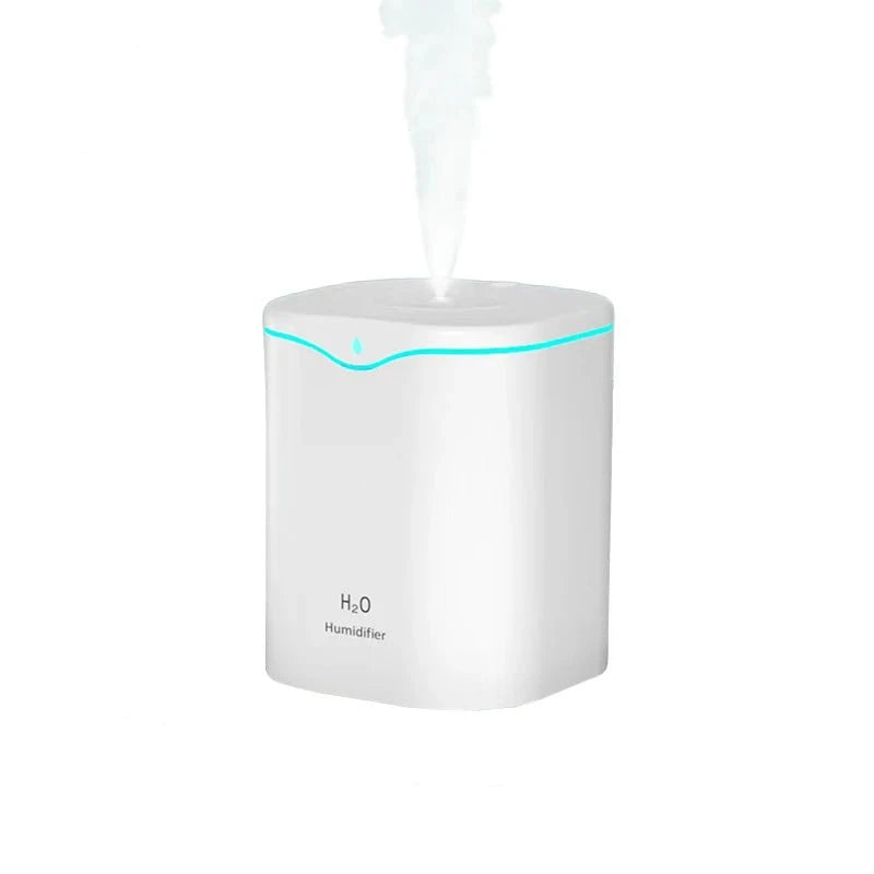 Nic's Electronics White Single Spray Xiaomi USB Air Humidifier Double Spray Port Essential Oil Aromatherapy Humificador Cool Mist Maker Fogger Purify For Car Home