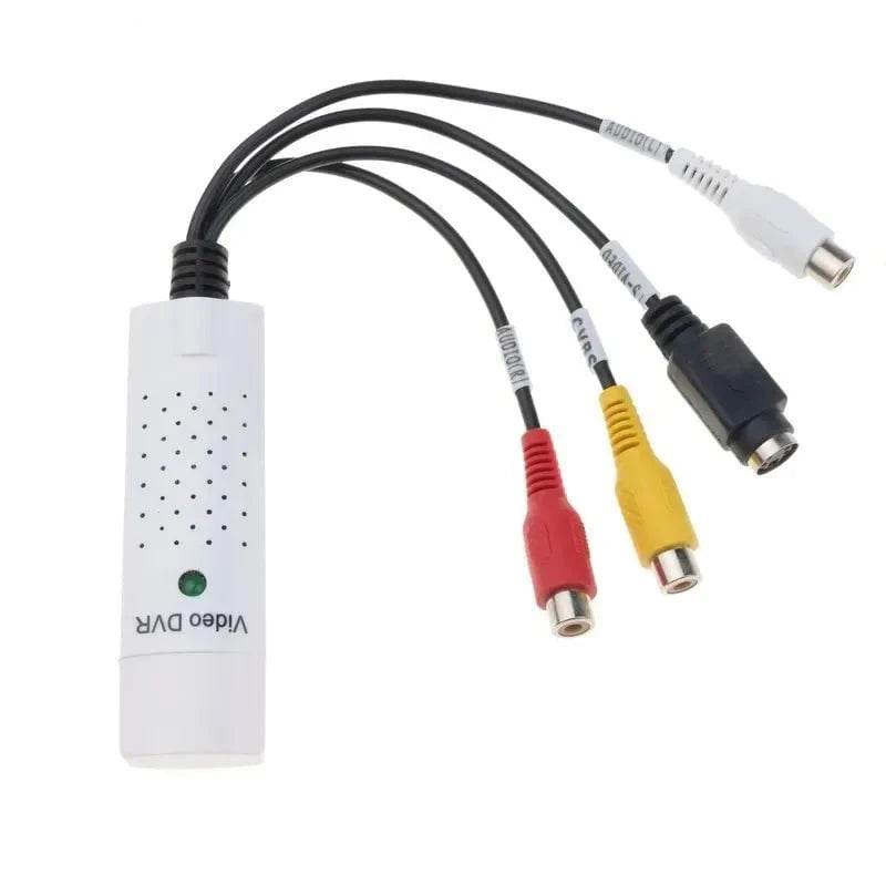 USB 2.0 Video Audio Capture Card for TV DVD VHS DVR Adapter - Nic's Electronics