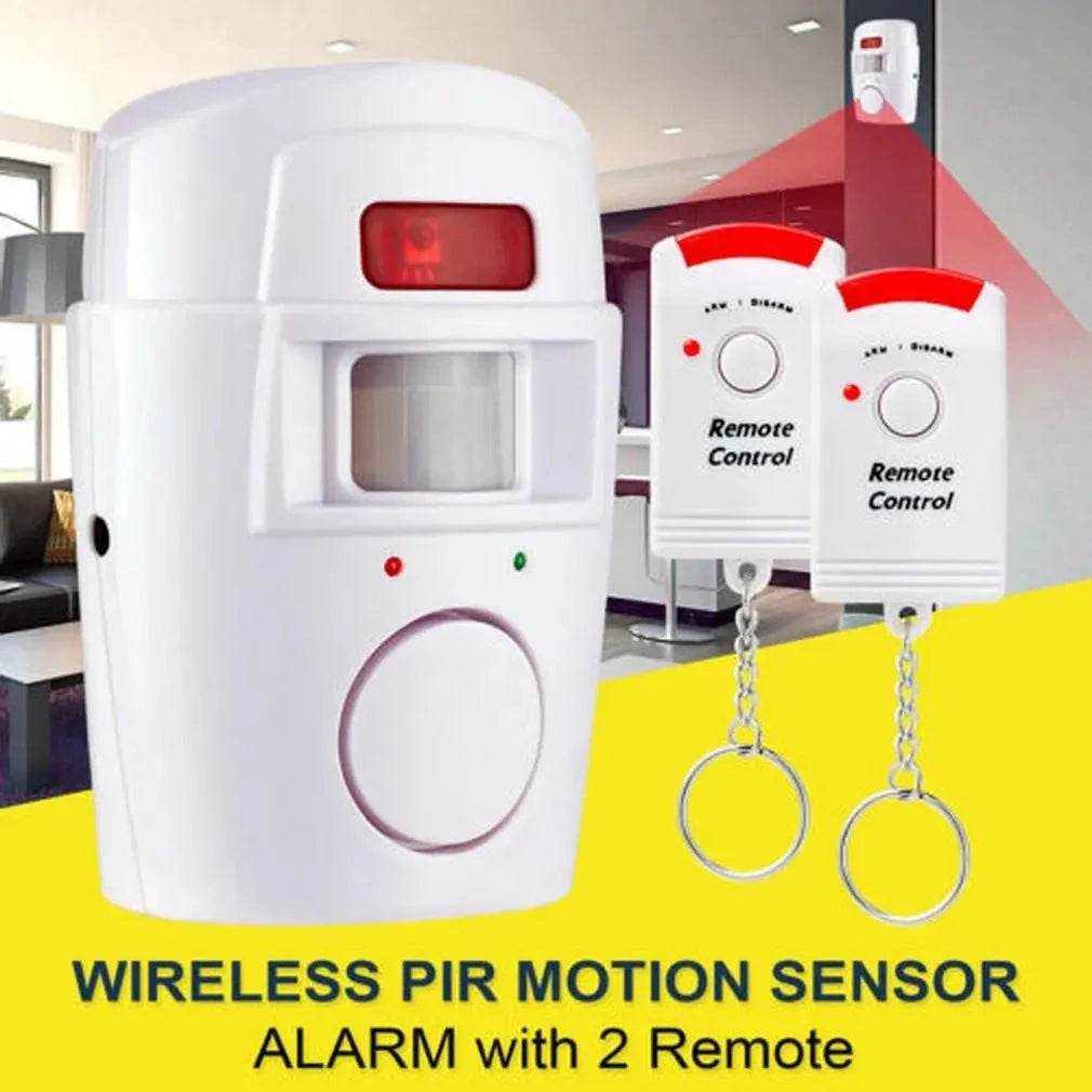 Wireless Motion Sensor Alarm with Remote Control - Nic's Electronics